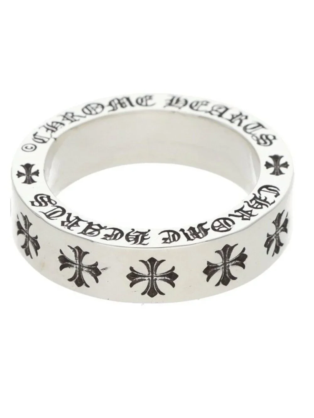 Chrome Hearts Spacer Forever Silver Ring